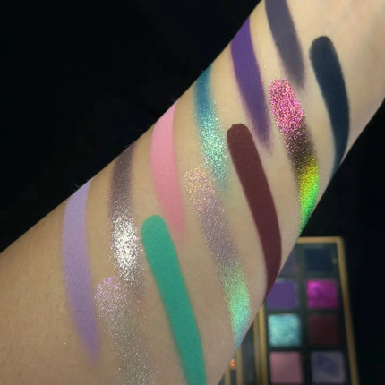 Anthemy 12 Color Eyeshadow Palette Backlight Butterfly Matte Chameleon High Pigmented Shimmer Flash Spotlight Eye shadow