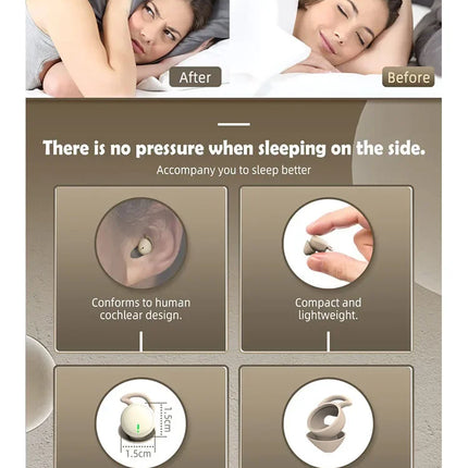 Bluetooth Earbuds,Wireless Sleep Ear Buds,Invisible Noise Cancelling Earphones,Bluetooth  Sleeping Headset for Small Ears Canal