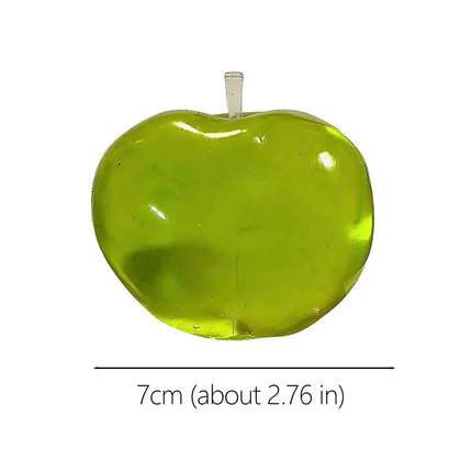 Green Apple Squeezing Fun Relieving Anger Plastic Slow Rebound Squeezing Toy Slow Rebound Stress Relieving Toy