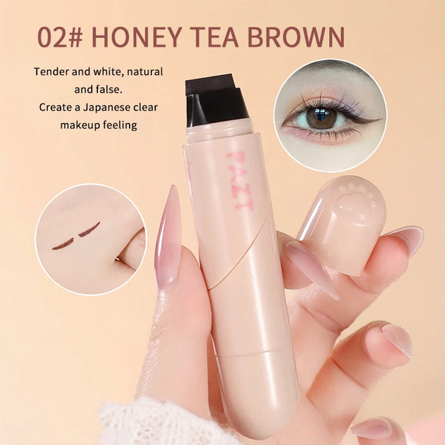 Eyeliner stamp pen, one-piece eyeliner pen, natural makeup application, a beginner's assistant, two steps to create eyeliner