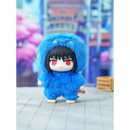 Bandai Naruto Shippuden Beast Party Plush Blind Box 15cm PVC Vinyl Doll Kawaii Figure Desk Decoration Collectible Gift for Fans