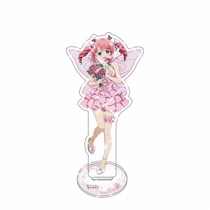 Gushing Over Magical Girls Locomuji White Dress Daisy Acrylic Standkeying, Elf Wings Anime Desk Ornament, Collectible FigureGift