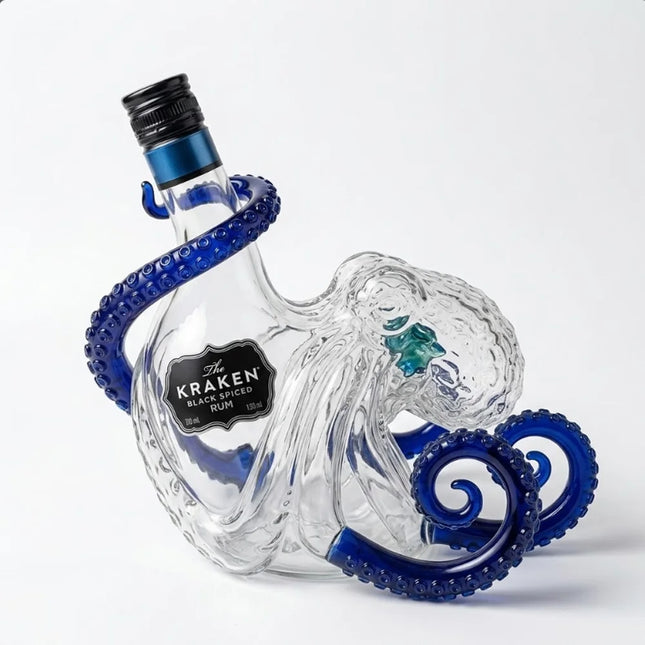 Nautical Octopus Handmade Glass Decanter Vintage Liquor Wine Bottle Creative Home Bar Decor Collection Ornament