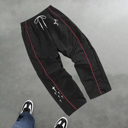 2026 Trendy Men's Star Print Casual Sports Trouser Summer Fitness Training Trousers Suitable For Everyday Commute Outfits Pants
