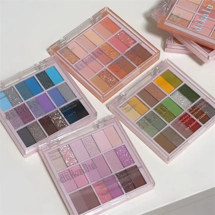 18Color Eyeshadow Palette Gliter for Eyes Shadow Palette Long Lasting Korean Eye MakeUp Eyeshadow Palette Cosmetics Eye Shadow