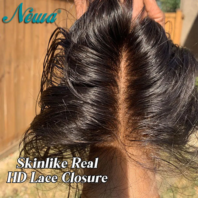 Newa 5x5/6x6/9x6 HD Lace Closure Ultra Fitted HD Lace Pre Plucked Small Knots 13x4 13x6 HD Lace Frontal Free Part Human Hairs