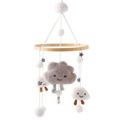 Baby Cloud Rattles Crib Mobiles Toys 0-12 Months Bell Musical Box Newborn Bed Bell Toddler Rattles Carousel For Musical Toy Gift