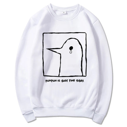 Goodnight Punpun Hoodie Women Harajuku Graphic Kawaii Hoodies Unisex Anime Manga Cartoon Oyasumi Punpun Pullover Sweatshirts