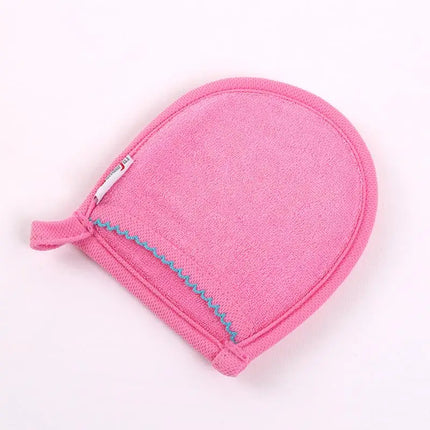 Face Wash Makeup Remover Puff Suitable For Home Or Travel Mitten Face Cleansing Cloth Glove Towel Bath Soft Bubble Mild Pad