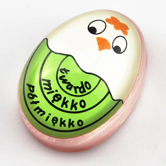 Color Changing Plastic Boiled Egg Alarm Cute Boiled Egg Timer Mini Egg Boiling Timer Egg Cooking Tools Kitchen Gadgets