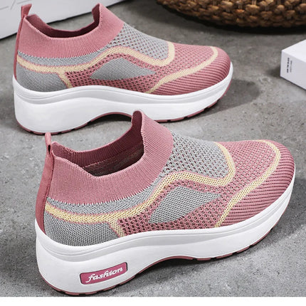 Women's Luxary Chunky Sneakers 2025 trend Fashion Mesh Breathable Shoes for women Sports Running Casual Ladies Fitness Vulcanize