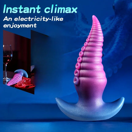 Wearable Anal Plug Octopus Dildo G-Spot Stimulation Wear Butt Plug Fake Dildo Mini Buttplug Analplug For Women Men