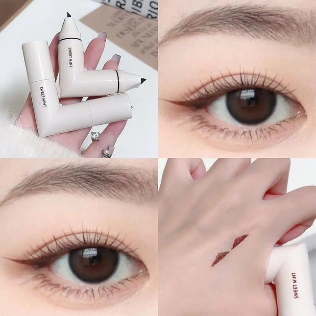 Waterproof Double-Wing Integrated Eyeliner Stamp - Sweat Proof & Long Lasting Easy to Use for Beginners Lazy Makeup Stencil
