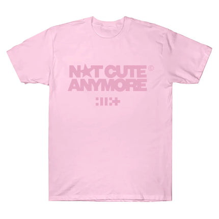 ILLIT Not Cute Anymore Album T Shirts ILLIT Girl Band T-shirt Korean Fashion Summer Women Men Fashion Harajuku Kawaii T-shirt