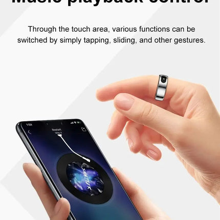 R08 Smart Ring For Men Women Touch Control Function Health Monitor IP68 5ATM Waterproof Skin Temperature Measure Smart Ring New