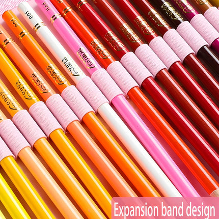 48/72/120/150/200 hole detachable and foldable Velcro stitched Oxford canvas pencil case for art stationery storage pencil case