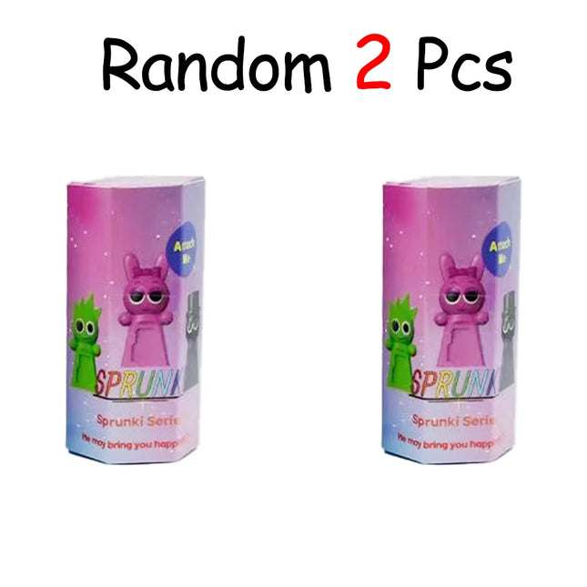 New Sprunki Blind Box Anime Figures Mystery Game Doll PVC Cartoon Model Toy Doll Desktop Decorative Kids Christmas Surprise Gift