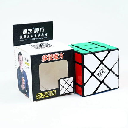 Qiyi 3x3x3 4x4x4 5x5x5 Professional Magic Cube Black Sticker Speed Cube Puzzle Learnning Cubo Magico Toys for Children Kid Gifts