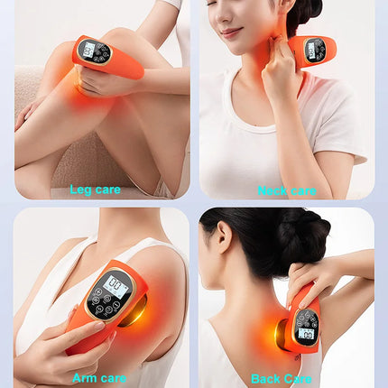 Electric Scraping and Cupping Massager Electronic Muscle Stimulation Machine With Pulse Glove Strong Suction Force Cupping