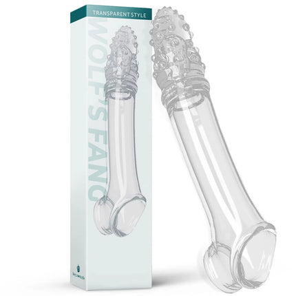 Penis Sleeve Extensions Ejaculation Male Particle stimulation Vibrators Clits Massager Cock Ring Vibrating Penis Cover Sex Toys