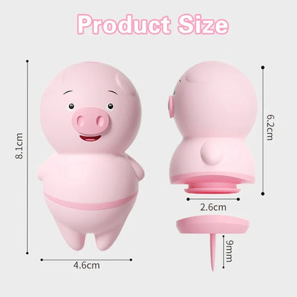 Piggy Style Clitoris Sucking Vibrator for Women Tongue Licking G Spot Massager Adult Pleasure Toy Vacuum Stimulator Sex Toy
