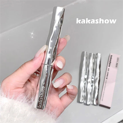 Silver Silk Fiber Matte Mascara Makeup Ultra-Fine Brush Lengthens Eyelashes Waterproof Fast Dry Eyelash Extension Mascara Makeup