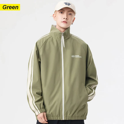 New Jacket Two-sided Long Sleeve Outdoor Men Coats Women Reversible Windproof Coats Splashproof Double-Sided Jackets Couple Top