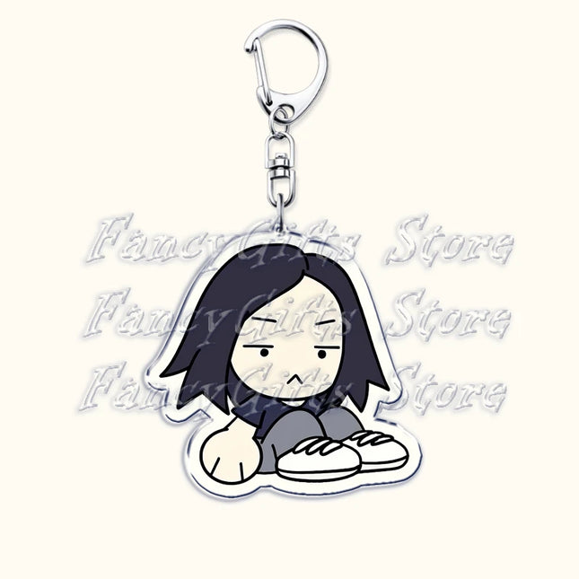 Tokio Hotel Band Chibis Keychains for Accessories Bag I Love Bill Tom Kaulitz Georg Listing Keyrings Jewelry Friends Fans Gifts