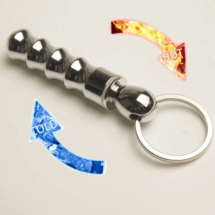 Metal Catheter for Men Urethra Stimulation,Beaded Urethral Sounding Dilators,Hollow Penis Plug Sex Toys