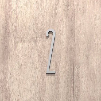 On The Door Extra Apartment Floating Exterior House Metal Building 3D Digits Number Art Nordic Home Decor Wall Sticker Acrylic