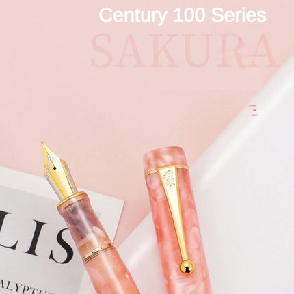 JINHAO 100 Centennial Resin Fountain Pen Arrow Shaped Pen Clip Golden Clip Business Office School Supplies Stationery PK 9019