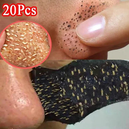 5-60PCS Nose Blackhead Remover Strip Deep Cleansing Shrink Pore Acne Treatment Mask Black Dots Pore Strips Face Skin Care
