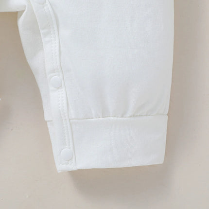 2Pcs Baby Boys/Girls All Seasons Long Sleeve Cute For Newborn 0-1Y Romper Unisex Jumpsuit O-neck Daily Wear Clothes