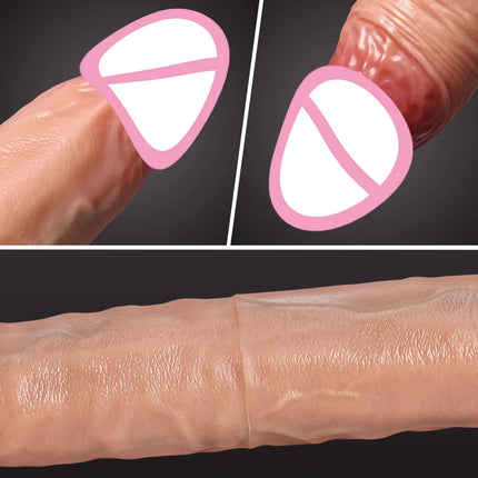 Double headed silicone dildo Designed for lesbian women BDSM Couple sex game Dual insertion of vagina and anus Adult sex toys