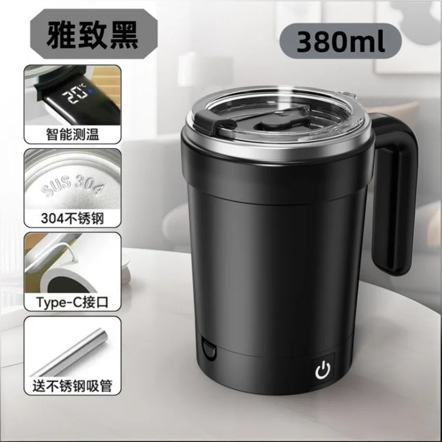 New cross-border intelligent temperature measurement magnetic automatic mixing cup electric portable coffee cup milkshake cup