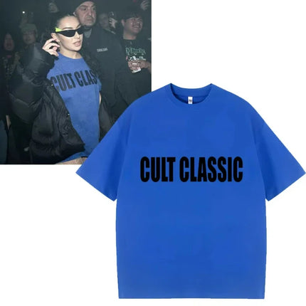 Cult Classic Charli Xcx 2025 Tour T Shirt Brat Album Fashion Men Women High Quality T-shirt Cotton Casual Summer Short Sleeve