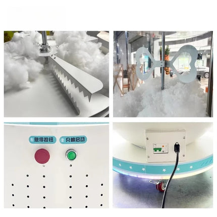 Factory Direct Small & Medium Plush Toy & Doll Filling Machine Indoor Semi-Finished Product Plastic Vending Machine Customized