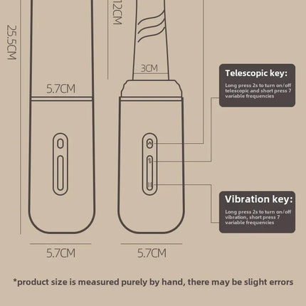 Automatic retractable vibrator love egg pumping gun machine multifunctional vibration stick av stick female erotic masturbation