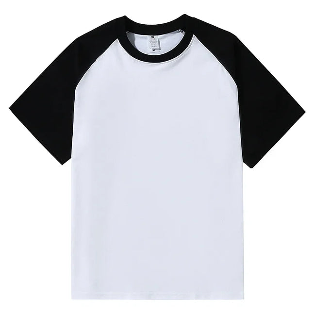 Brand New 220g Men's T-shirts Heavy-Duty Pure Cotton Shoulder-Plugged Short-Sleeved Men T Shirt Color Bottoming Man Tee Shirt