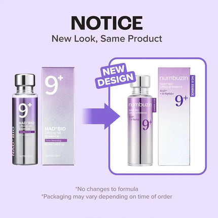 Numbuzin NO.9 NAD+Retinol Volumetox Eye Cream 50Peptides Liquid Ultrasonic Serum Eye Cream Essence Anti-wrinkle Skincare ﻿
