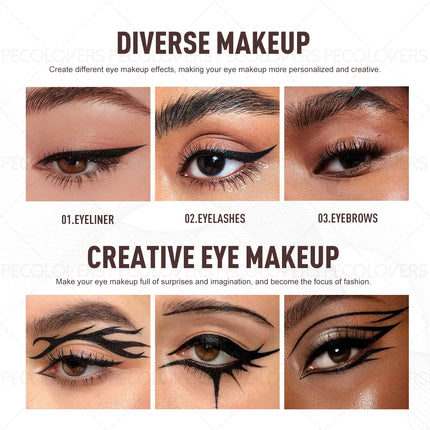 1PC Smudge-proof, Quick-drying, Smooth, Waterproof, Ultra-fine Tip, Brown Eyeliner, for Perfect and Bold Eye Makeup