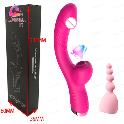 10 Speed G Spot Vibrator USB Rechargeable Powerful Dildo Rabbit Vibrator for Women Clitoris stimulation Massage Adult sex toys