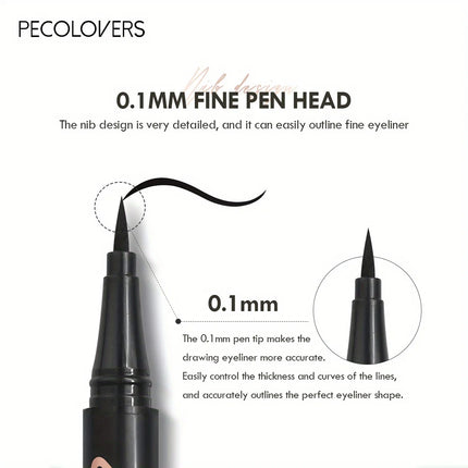 Ultra-thin Waterproof Liquid Eyeliner Dry Quickly Smooth Eye Liner Long Last Lower Eyelash Pen  Makeup Cosmetics 6 Colors