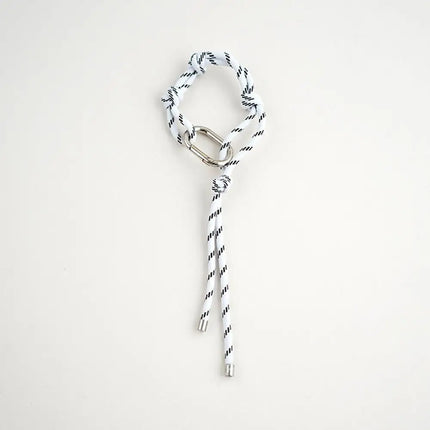 HOT Original Designed Nylon Woven Rope Keychain With Baseball Decor Sporty Style Bag Pendant DIY Trendy Fashion Pendant Gifts