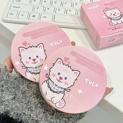 3-In-1 Air Cushion Compact Cream Hydrated High Coverage Foundation Natural Isolate Brighten Concealer BB Cream KoreanMakeup Base