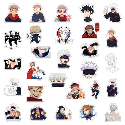 50/100pcs Anime Jujutsu Kaisen Stickers Graffiti Japanese Decal for Laptop Skateboard Car Bike Motorcycle Notebook Toy Gift