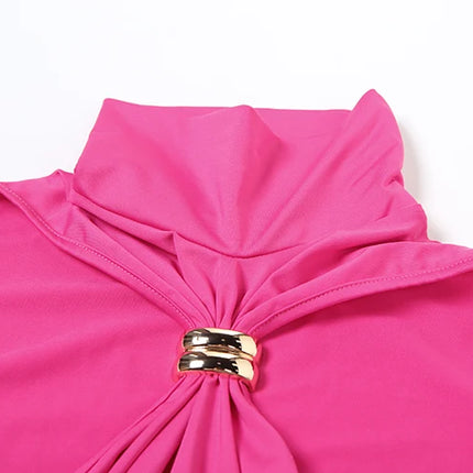 Weird Puss Metal Knot Tank Tops Women 2025 Summer Solid Pleated Sleeveless Stretch Simple Basic Streetwear Skinny Casual Vest