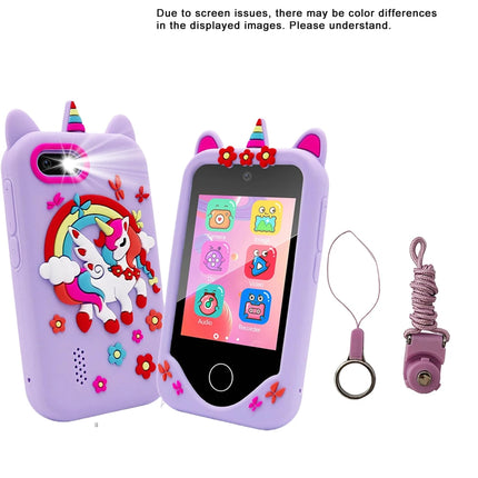 Kids Smart Phone Camera Toy Phone 40+ Games Touch Screen Learning Toy For 3-12 Year Old Boys Girls MP3 Player Birthday Gifts