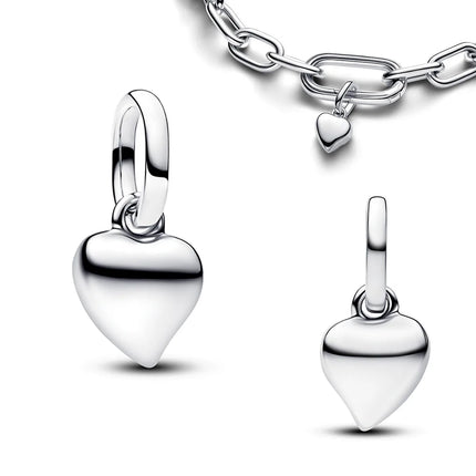 2026 New Original 925 Sterling Silver Key Butterfly Heart-shaped Bead Pendant fit Women's DIY Bracelets Necklaces Jewelry Gifts