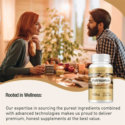 Astragalus - Supports Digestive Health, Promotes Overall Well-being and Relieves Stress Supplement